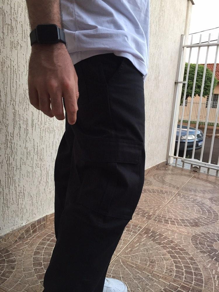 CALÇA CARGO PRETA1